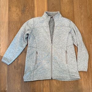 Orvis Women's Light Gray Zip-Up Jacket